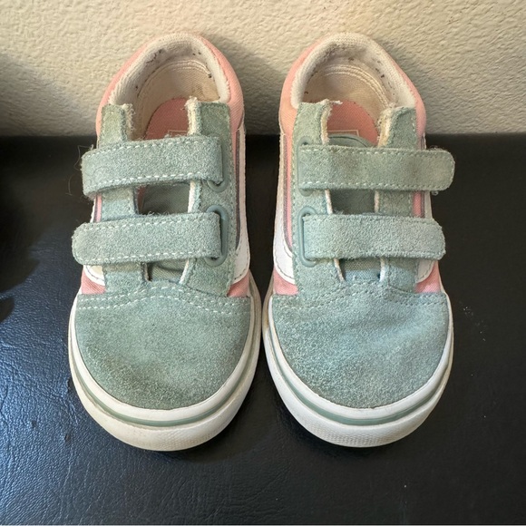 Vans Kids Sneakers – Teal and Pink shoes (Set of 2) - Picture 4 of 14